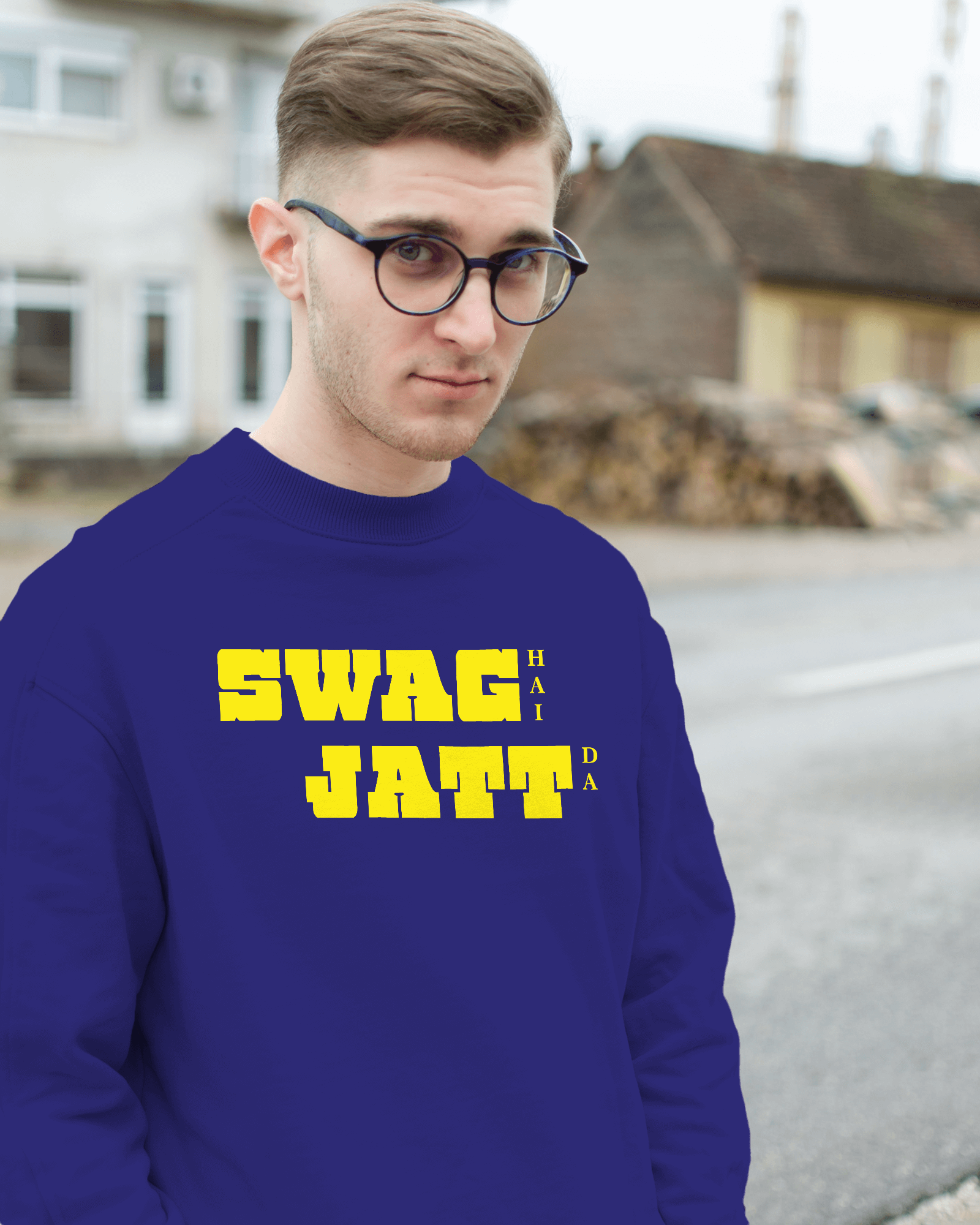 Buy Full Sleeves T-Shirt Online Swag Hai Jatt Da